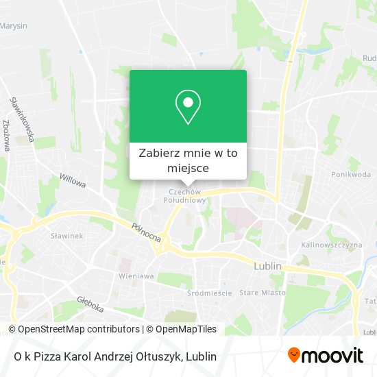Mapa O k Pizza Karol Andrzej Ołtuszyk
