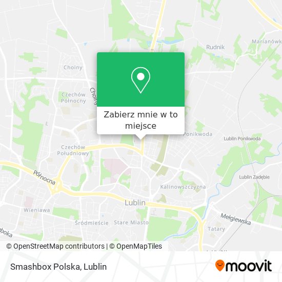Mapa Smashbox Polska