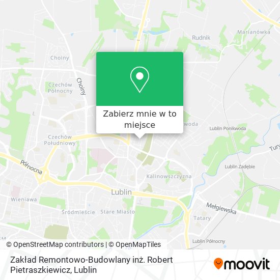Mapa Zakład Remontowo-Budowlany inż. Robert Pietraszkiewicz