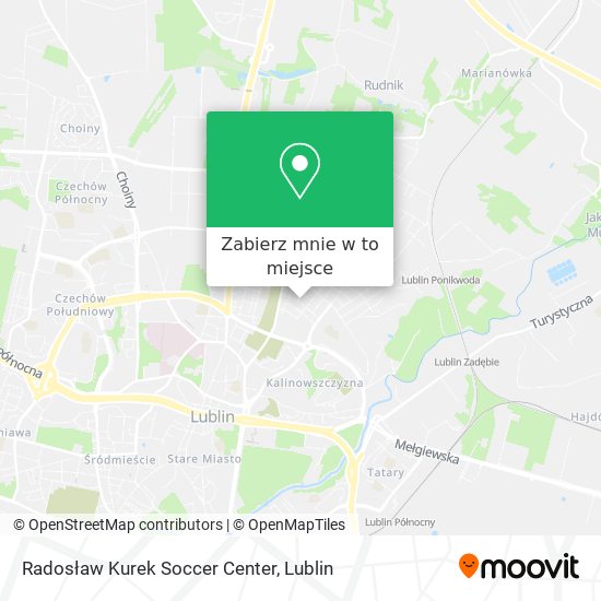 Mapa Radosław Kurek Soccer Center