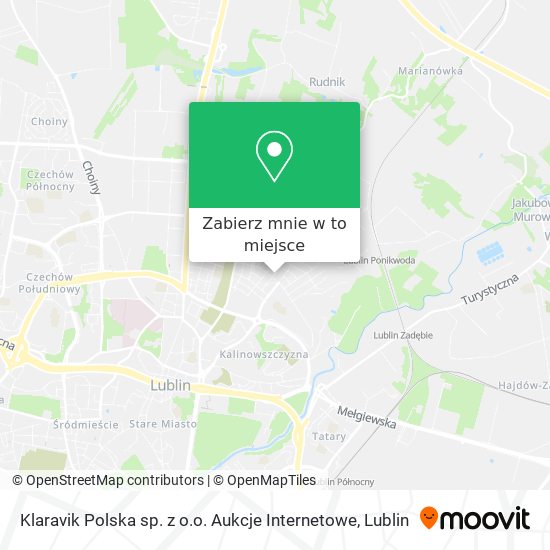 Mapa Klaravik Polska sp. z o.o. Aukcje Internetowe