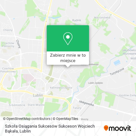 Mapa Szkoła Osiągania Sukcesów Sukceson Wojciech Bąkała