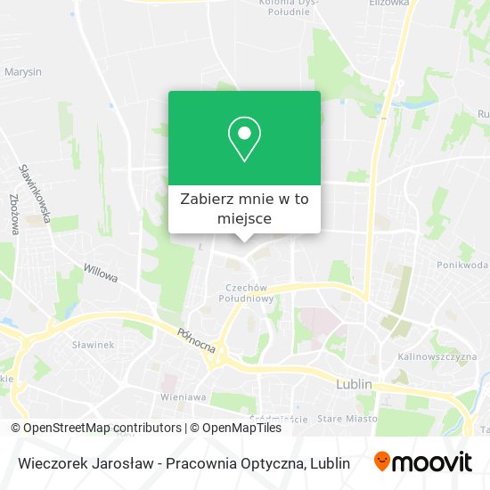 Mapa Wieczorek Jarosław - Pracownia Optyczna