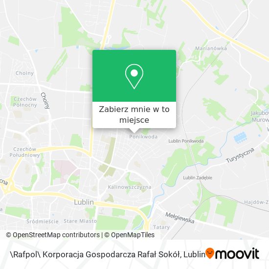 Mapa \Rafpol\ Korporacja Gospodarcza Rafał Sokół