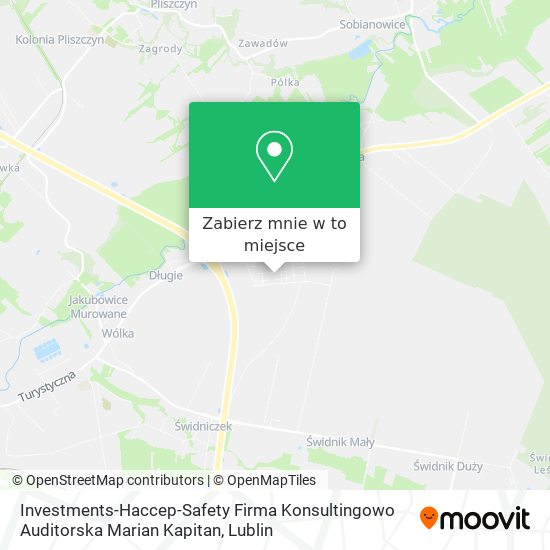 Mapa Investments-Haccep-Safety Firma Konsultingowo Auditorska Marian Kapitan