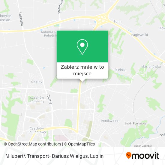 Mapa \Hubert\ Transport- Dariusz Wielgus
