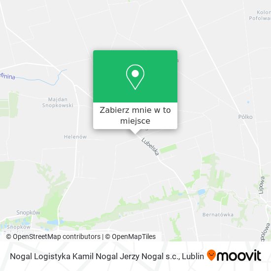 Mapa Nogal Logistyka Kamil Nogal Jerzy Nogal s.c.