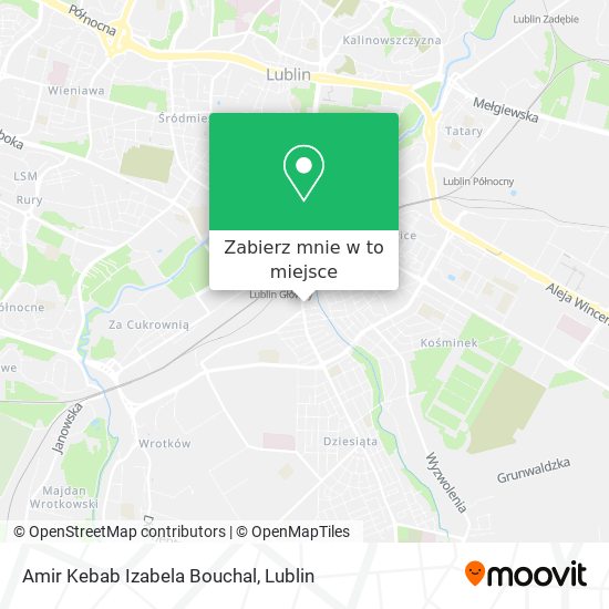 Mapa Amir Kebab Izabela Bouchal