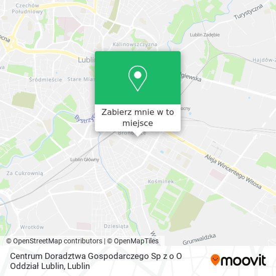 Mapa Centrum Doradztwa Gospodarczego Sp z o O Oddział Lublin