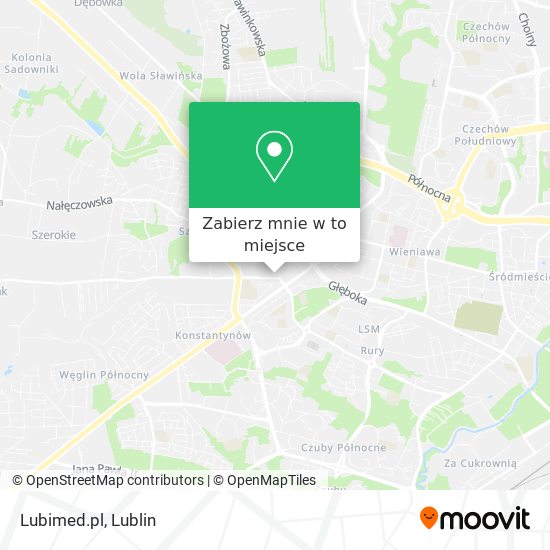 Mapa Lubimed.pl