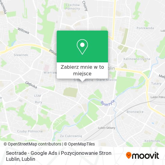 Mapa Seotrade - Google Ads i Pozycjonowanie Stron Lublin