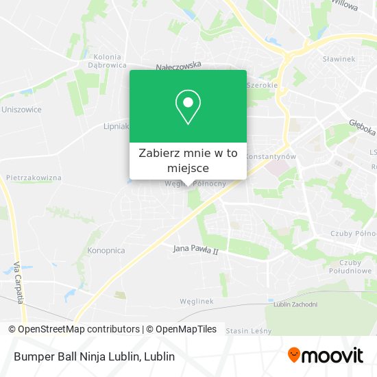 Mapa Bumper Ball Ninja Lublin
