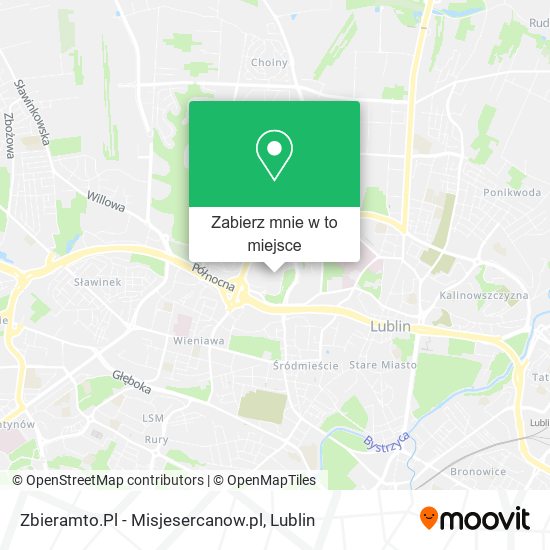 Mapa Zbieramto.Pl - Misjesercanow.pl