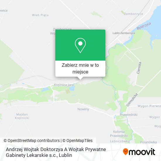 Mapa Andrzej Wojtak Doktorzya A Wojtak Prywatne Gabinety Lekarskie s.c.