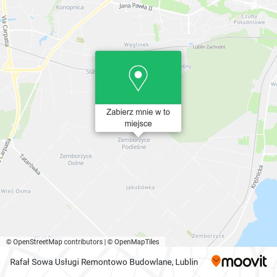 Mapa Rafał Sowa Usługi Remontowo Budowlane