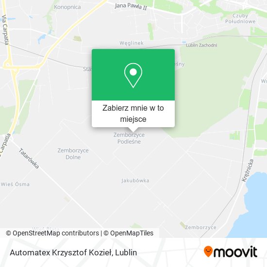 Mapa Automatex Krzysztof Kozieł