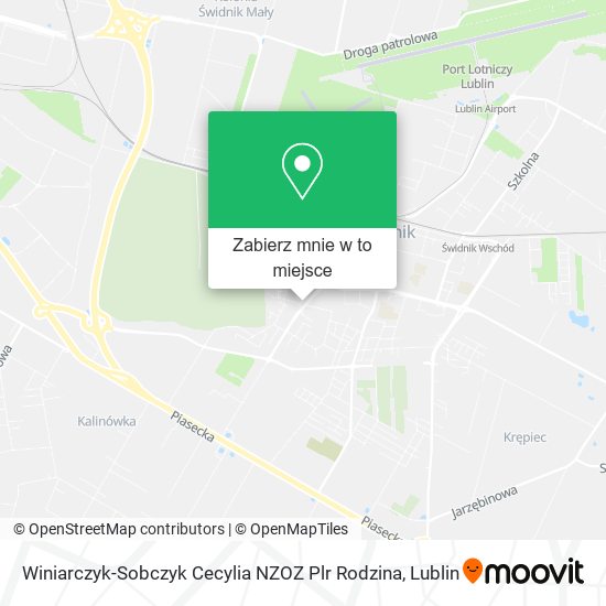 Mapa Winiarczyk-Sobczyk Cecylia NZOZ Plr Rodzina