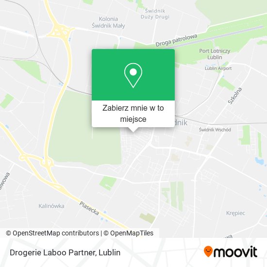 Mapa Drogerie Laboo Partner
