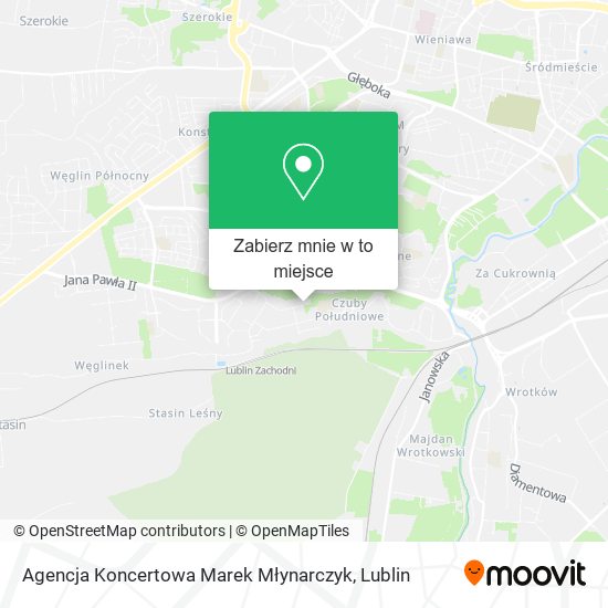 Mapa Agencja Koncertowa Marek Młynarczyk