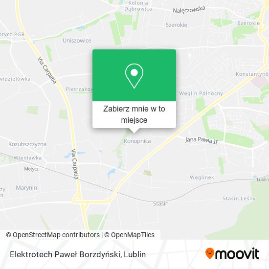 Mapa Elektrotech Paweł Borzdyński