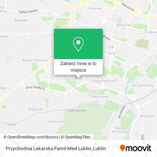 Mapa Przychodnia Lekarska Famil-Med Lublin