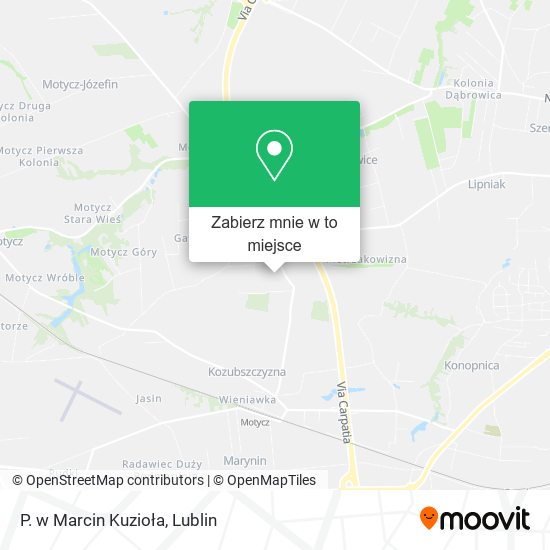 Mapa P. w Marcin Kuzioła