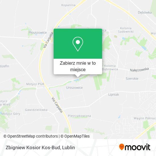 Mapa Zbigniew Kosior Kos-Bud