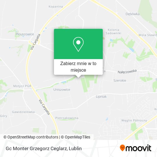 Mapa Gc Monter Grzegorz Ceglarz