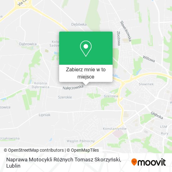 Mapa Naprawa Motocykli Różnych Tomasz Skorzyński