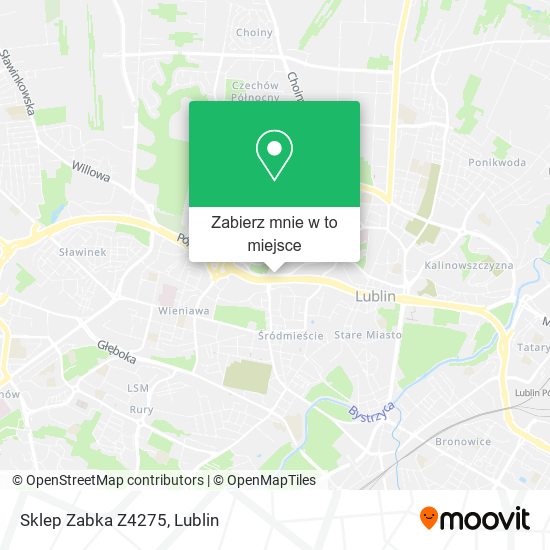 Mapa Sklep Zabka Z4275
