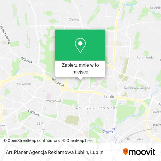 Mapa Art.Planer Agencja Reklamowa Lublin
