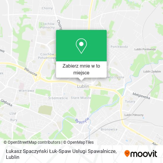 Mapa Łukasz Spaczyński Łuk-Spaw Usługi Spawalnicze