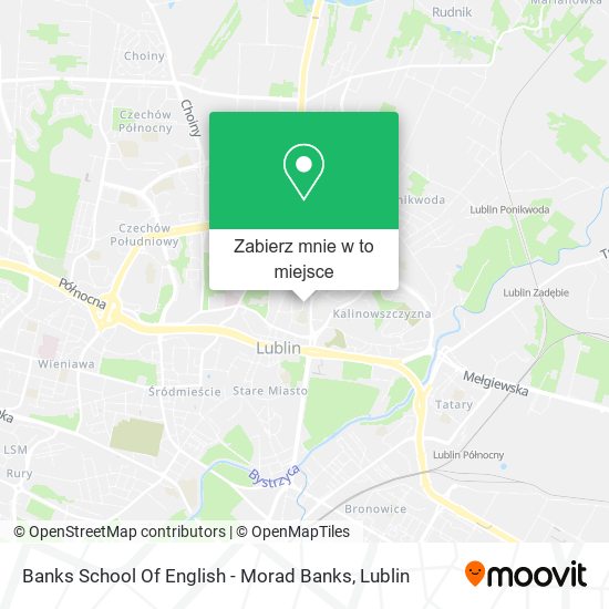 Mapa Banks School Of English - Morad Banks