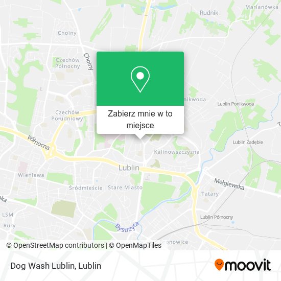 Mapa Dog Wash Lublin