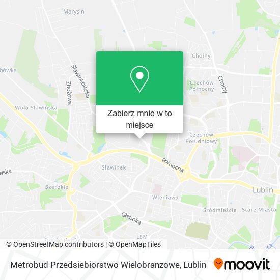 Mapa Metrobud Przedsiebiorstwo Wielobranzowe