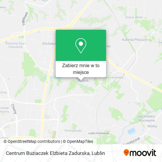 Mapa Centrum Buziaczek Elżbieta Zadurska
