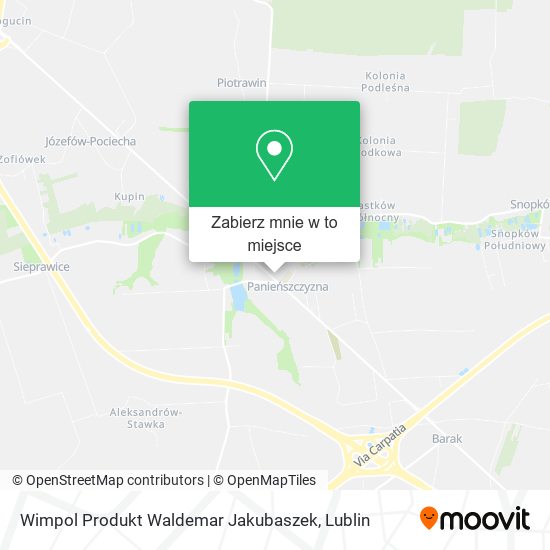 Mapa Wimpol Produkt Waldemar Jakubaszek