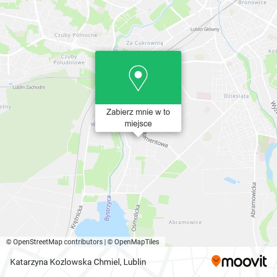 Mapa Katarzyna Kozlowska Chmiel