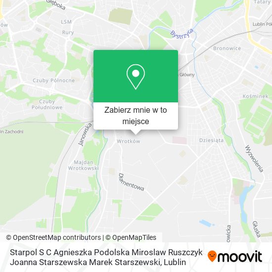 Mapa Starpol S C Agnieszka Podolska Miroslaw Ruszczyk Joanna Starszewska Marek Starszewski