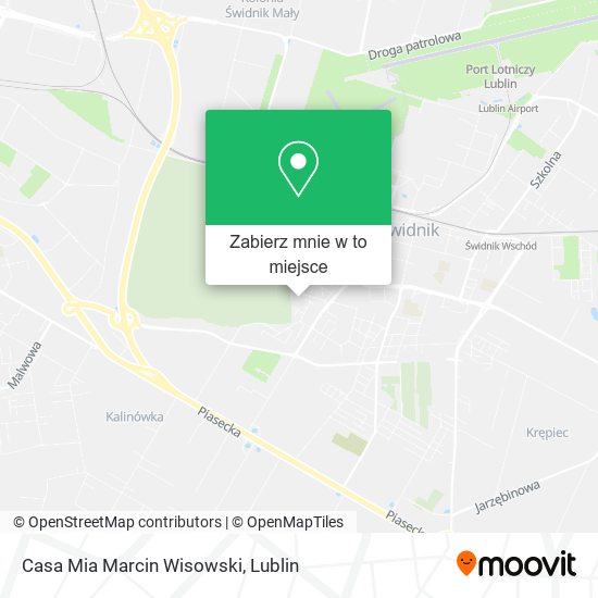 Mapa Casa Mia Marcin Wisowski