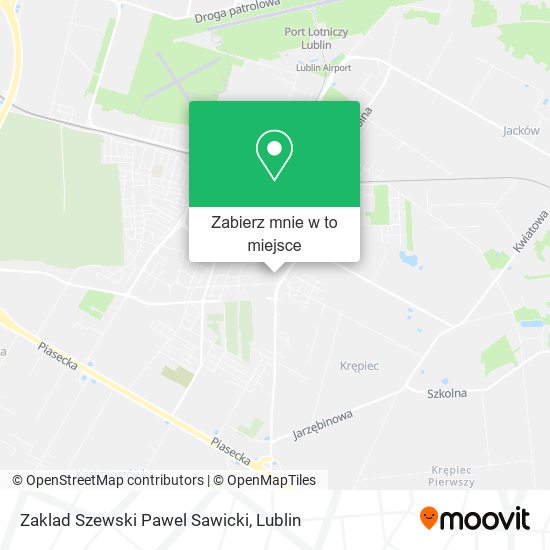Mapa Zaklad Szewski Pawel Sawicki