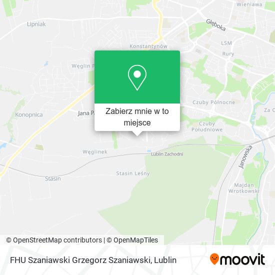 Mapa FHU Szaniawski Grzegorz Szaniawski