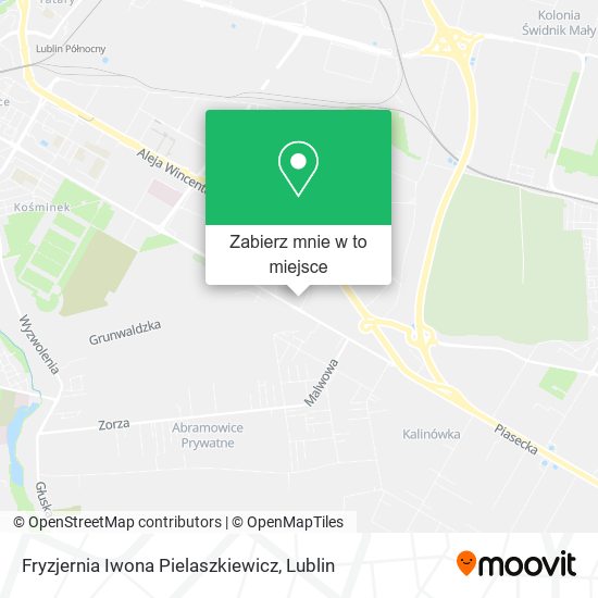 Mapa Fryzjernia Iwona Pielaszkiewicz