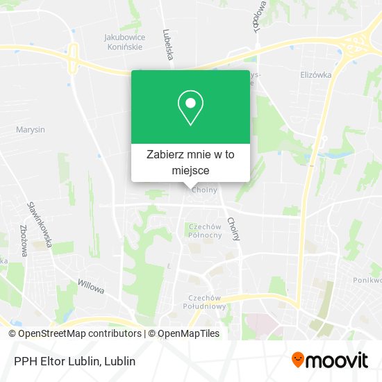 Mapa PPH Eltor Lublin