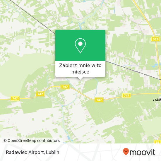 Mapa Radawiec Airport