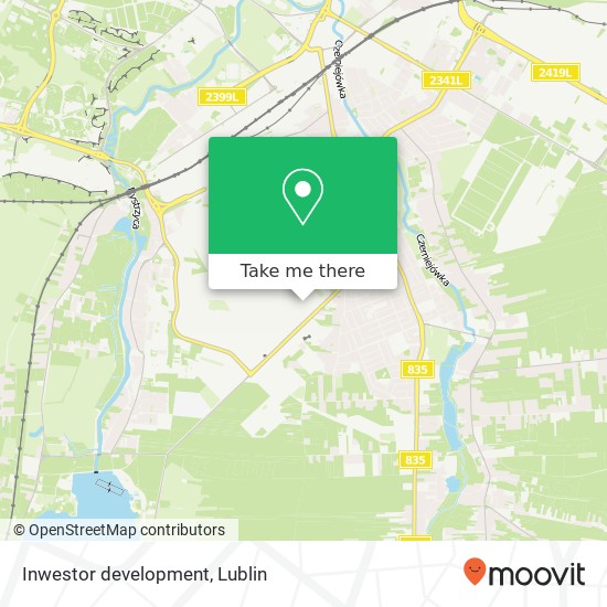Mapa Inwestor development
