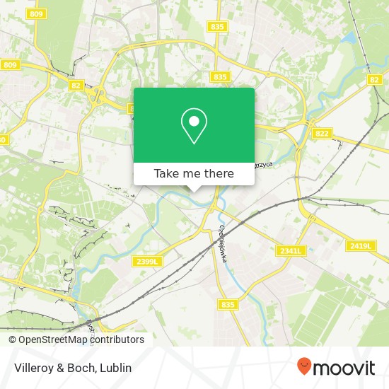Mapa Villeroy & Boch