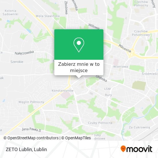 Mapa ZETO Lublin