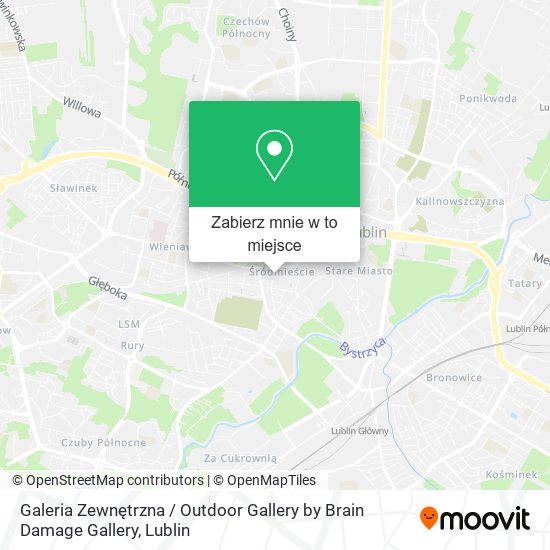 Mapa Galeria Zewnętrzna / Outdoor Gallery by Brain Damage Gallery