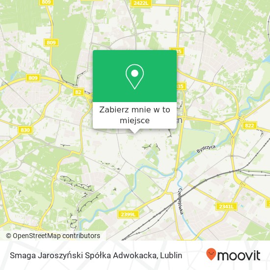 Mapa Smaga Jaroszyński Spółka Adwokacka